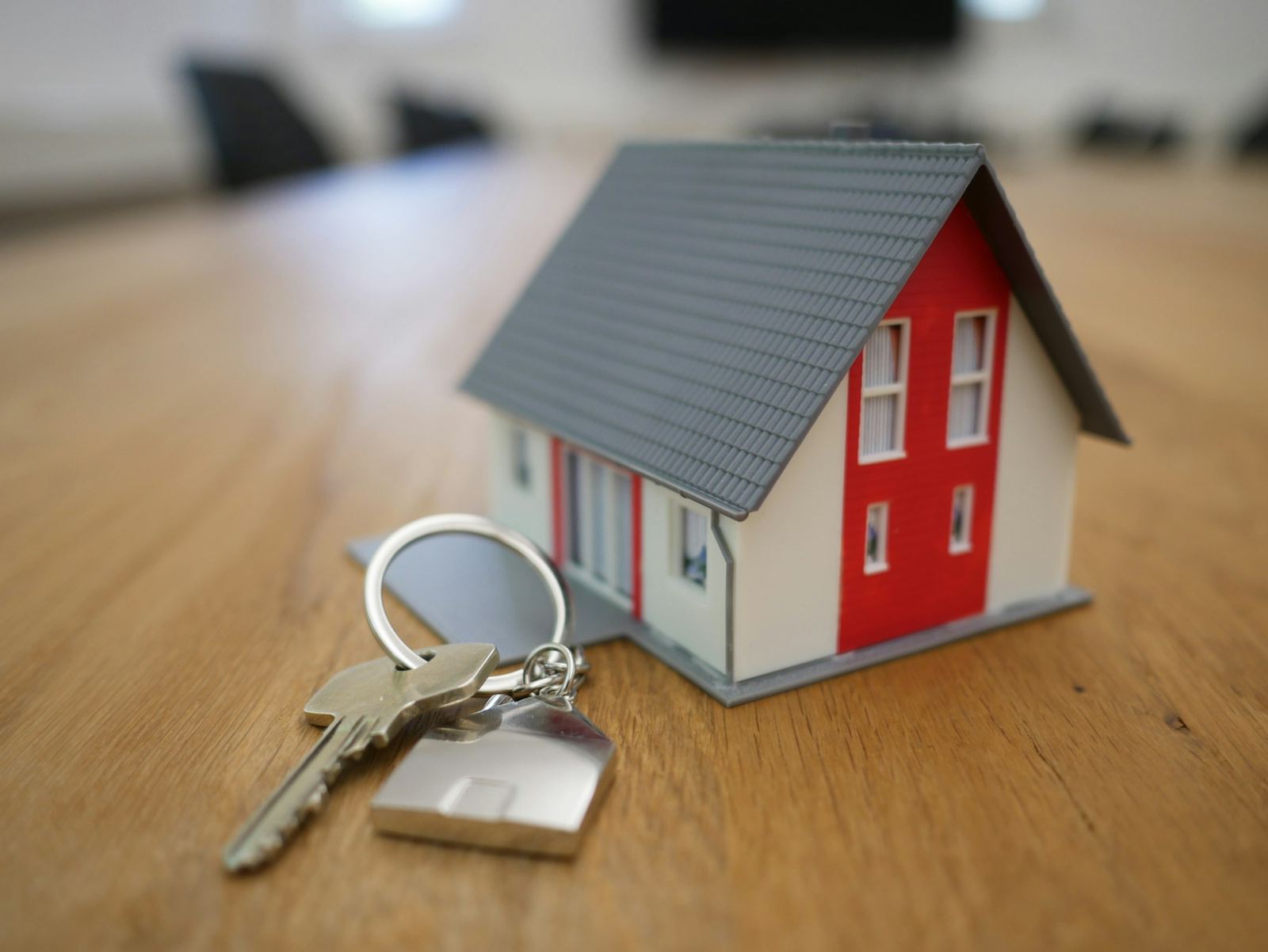 Handing over house keys